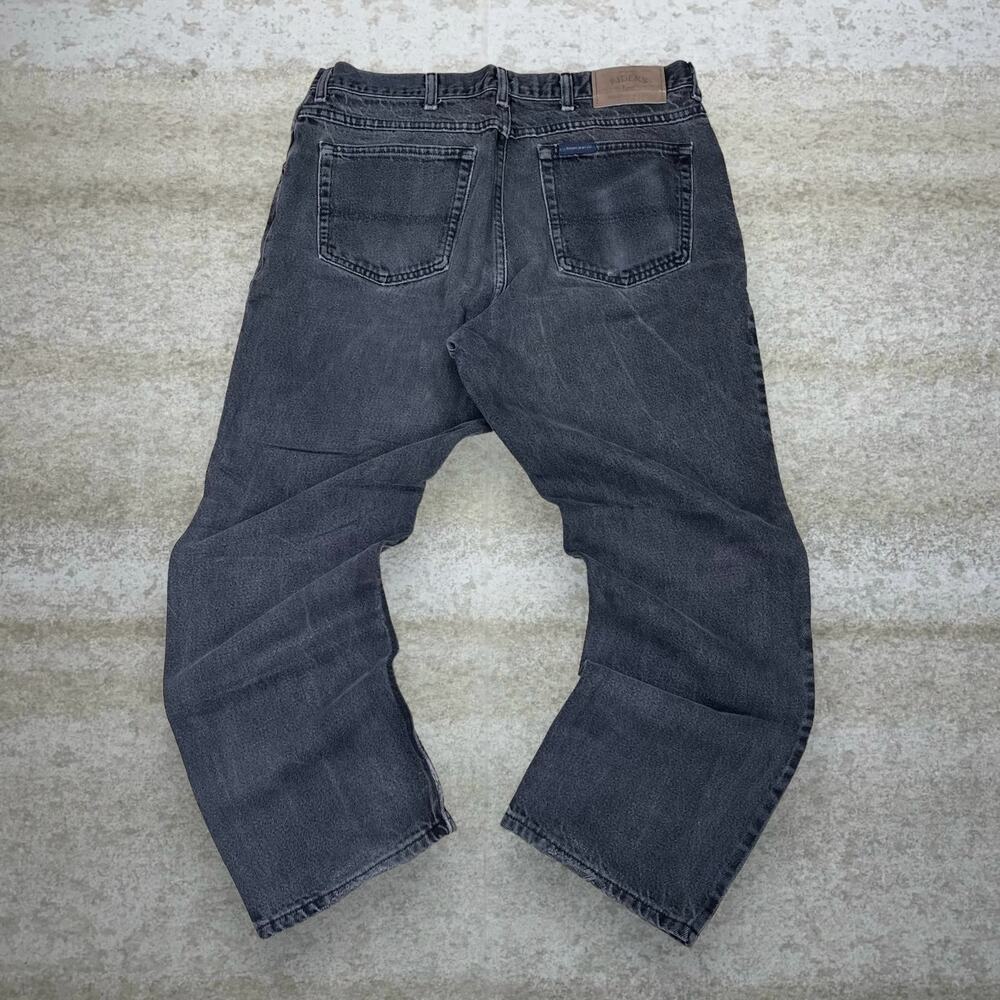 Vintage Y2K Lee Riders Jeans 36x30 Relaxed Fit Jet Black Wash Denim